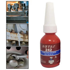 10ml Threadlocker 242 Medium Strength Threadlocker Blue Locktite Anaerobic Threadlocker Adhesive Caulk Adhesives Sealer Hardware