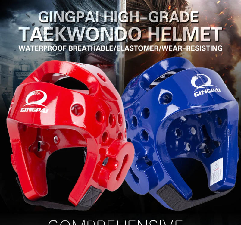 Description Picture 3 of itemTaekwondo Helmet Sanda Kick Boxing Head Guard Headgear Protector Sparring Gear Helmet Karate Muay Thai Taekwondo Head Protection
