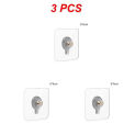 1~5PCS Hot Stickers Wall Hook Seamless Transparent Nails Hook Adhesive Non-trace Photo Frame Hole Hang Kit