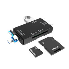 Type C Micro USB USB 3 In 1 OTG Card Reader High-speed USB 2.0 Universal OTG TF SD For Android Computer Extension Headers