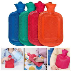 Hot Water Bottle Bag Winter heater Solid Color PVC hot water gloves Irrigation Hand Warmers Warm Palace Warm Bag Cold Compress