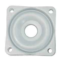 2/3/4 Inch Steel Square Lazy Susan 360 Degrees Rotating Rolling Bearing Turntable Bearings Plate For Office Swivel Chairs
