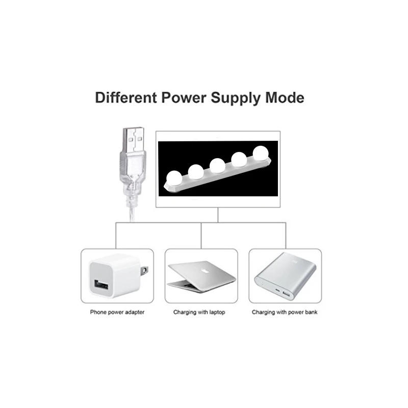 Description Picture 6 of itemMakeup Mirror Dimmable LED Light Bulbs Vanity Lights USB Bathroom Dressing Table Lighting for Mirror Light