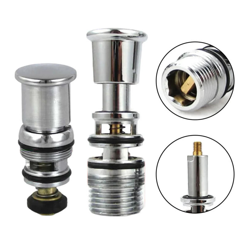 Description Picture 3 of itemShower Switch Valve Spring-Loaded Pull-up Water Diverter Triple Bathtub For Faucet Shower Mixer Diverter Switch