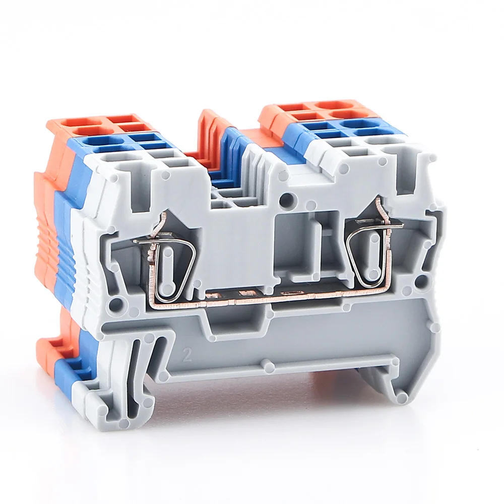 Description Picture 3 of item10Pcs USLKG-2.5N PE Din Rail Terminal Blocks Ground Universal Connector Screw Wire Conductor USLKG2.5