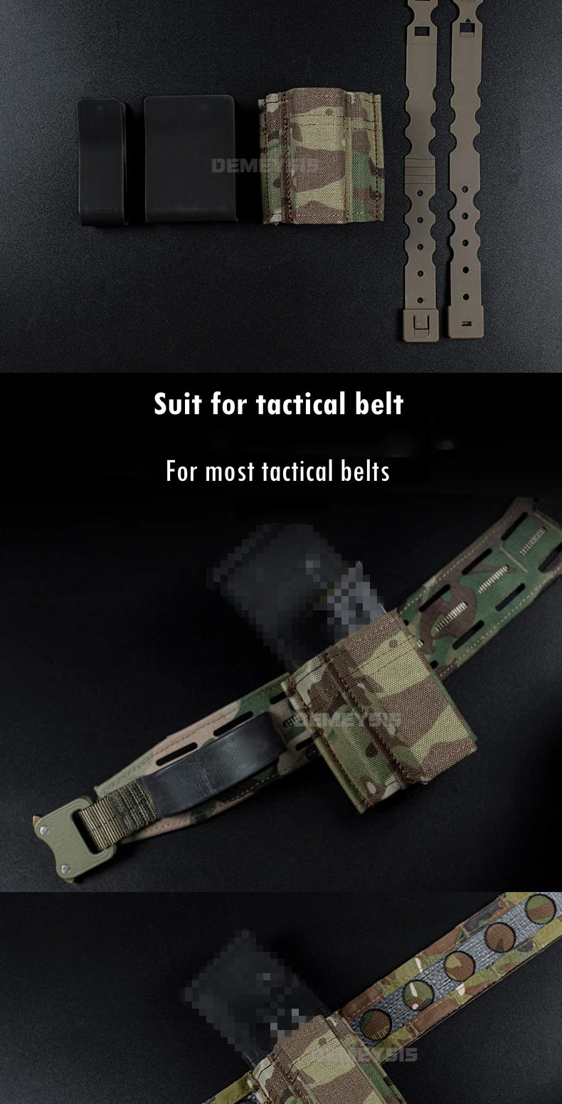 Description Picture 6 of itemTactical Molle Magazine Pouches 2 Layer 9mm 5.56  Airsoft Paintball Ammo Pouches Shooting Hunting Mag Carrier Holder
