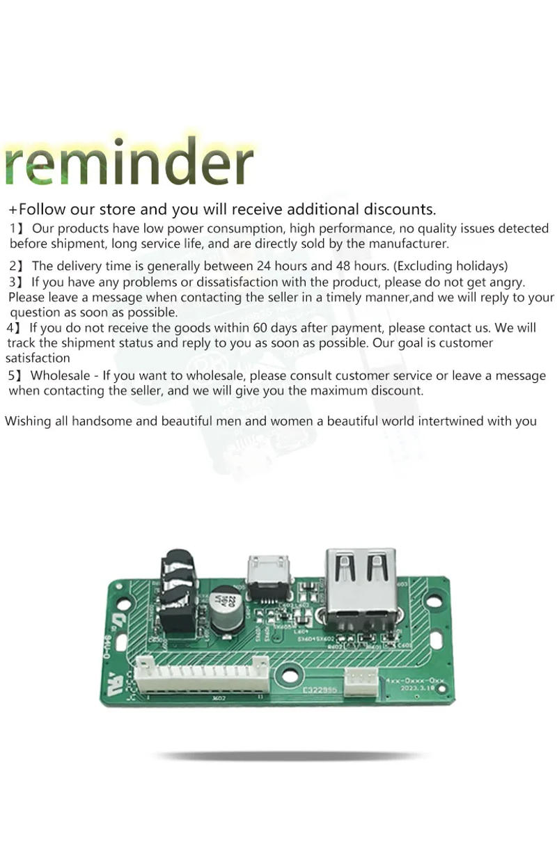 Description Picture 2 of itemJBL Charge 3 TL USB 2.0 audio jack power board connector suitable for Bluetooth speaker
