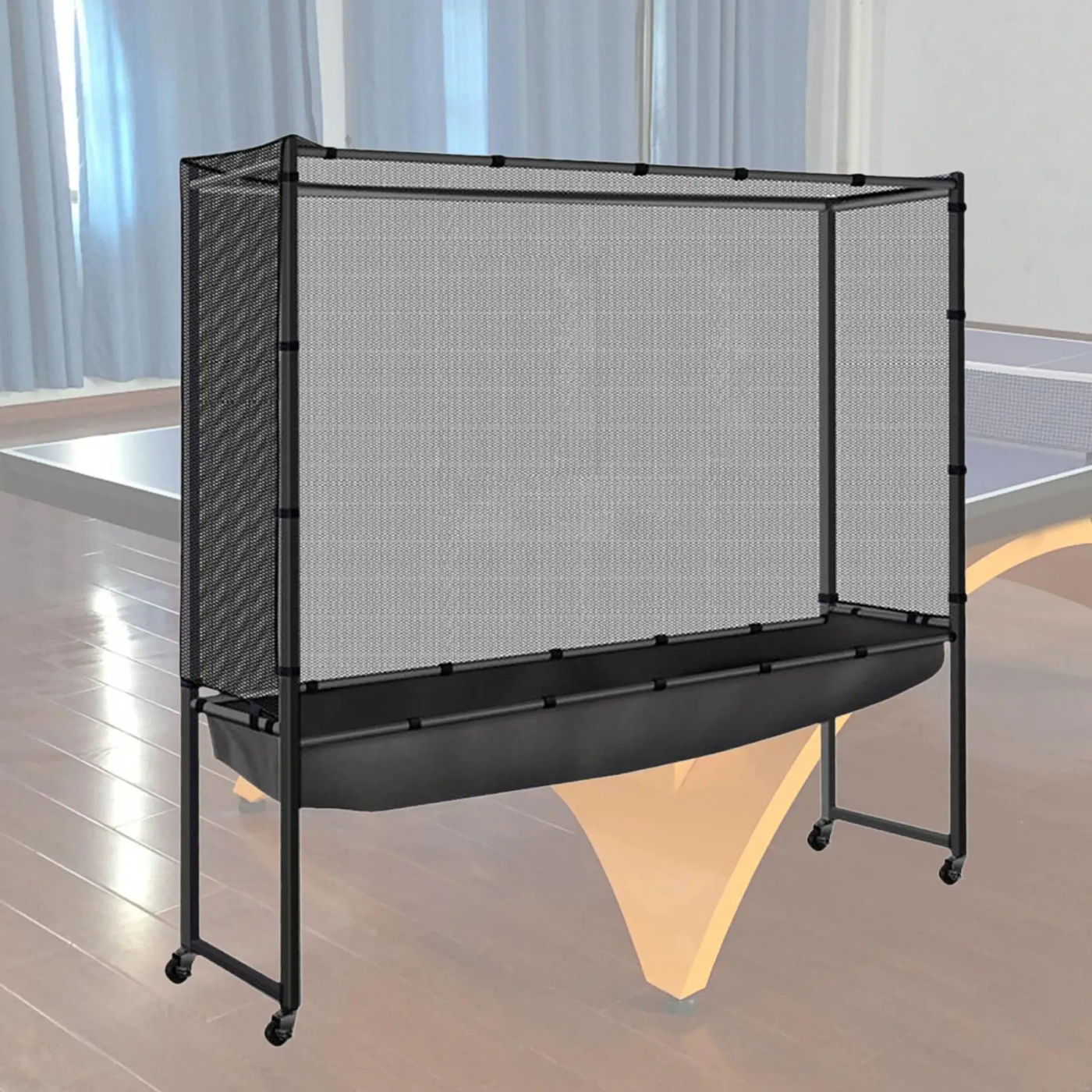 Description Picture 3 of itemMovable Table Tennis Ball Net Equipment Professional Ping Pong Ball Collection Net Ball Collecting Net for Robot Serve Practice