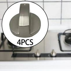 4 Pieces Gas Range Burner Knob Durable Replacment Lightweight Stovetop Knob