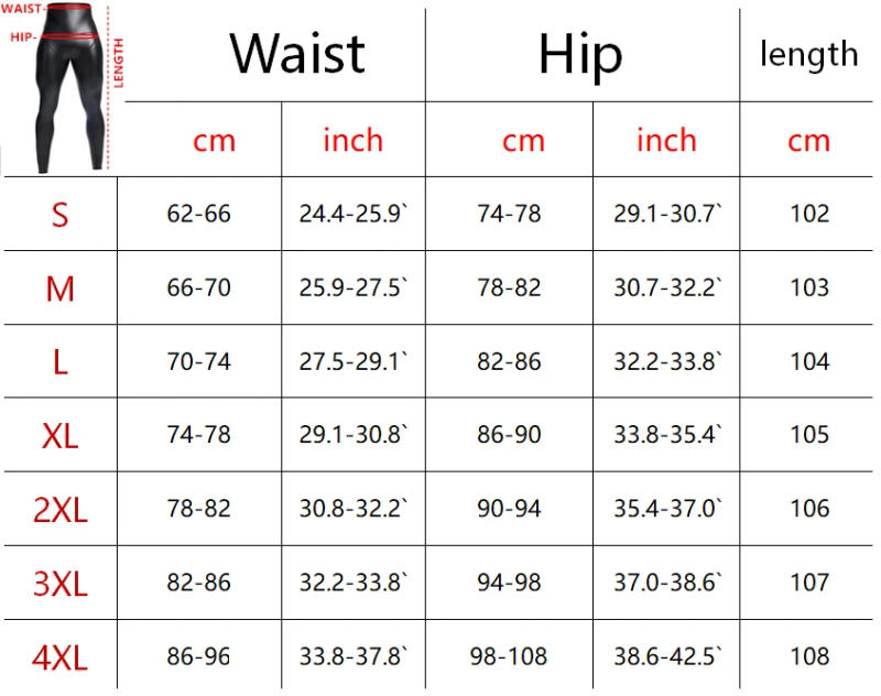 Description Picture 3 of itemMens Black High Waist Leather Pants Body Shaper Waist Trainer Shapers Control Leggings Compression Underwear Fitness 9pts Pants
