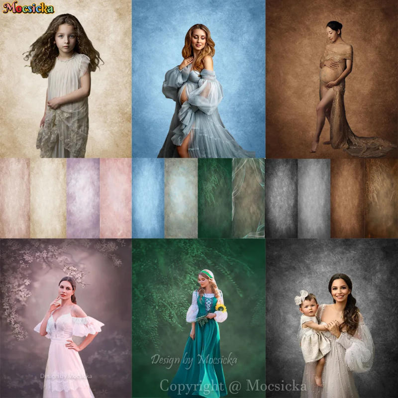 Description Picture 3 of itemMocsicka Abstract Texture Maternity Portrait Backdrops Photocall for Studio Photography Newborn Baby Shower Birthday Background