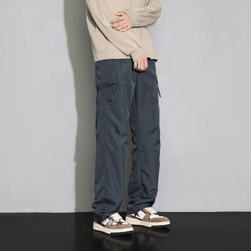 Description Picture 5 of item2023 Men's Autumn New High Quality Loose Leggings Fashionable and Popular Casual Windproof Waterproof Pants