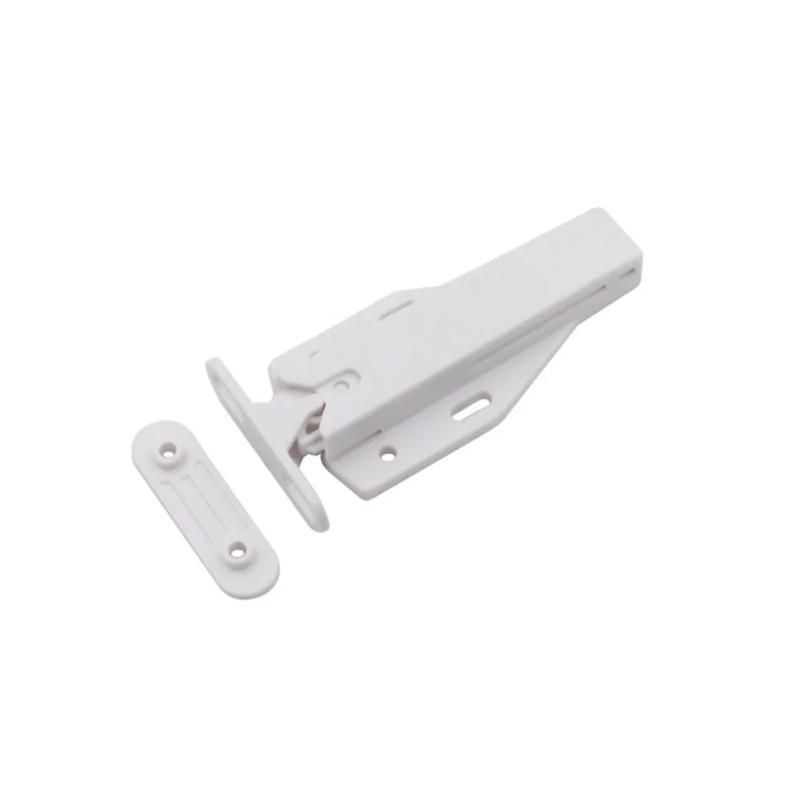 Description Picture 4 of itemDoors Catches Latch ABS Push To Open Touch Release Door Latch Hinge Cupboard Cabinet Hinges Invisible Rebound Home Hardware