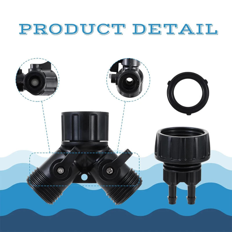 Description Picture 5 of itemDrip Irrigation Tap Adapter 4-Way Splitter for Garden 1/4'' Hose Automatic Watering System Kit Bonsai Pot Plant Greenhouse