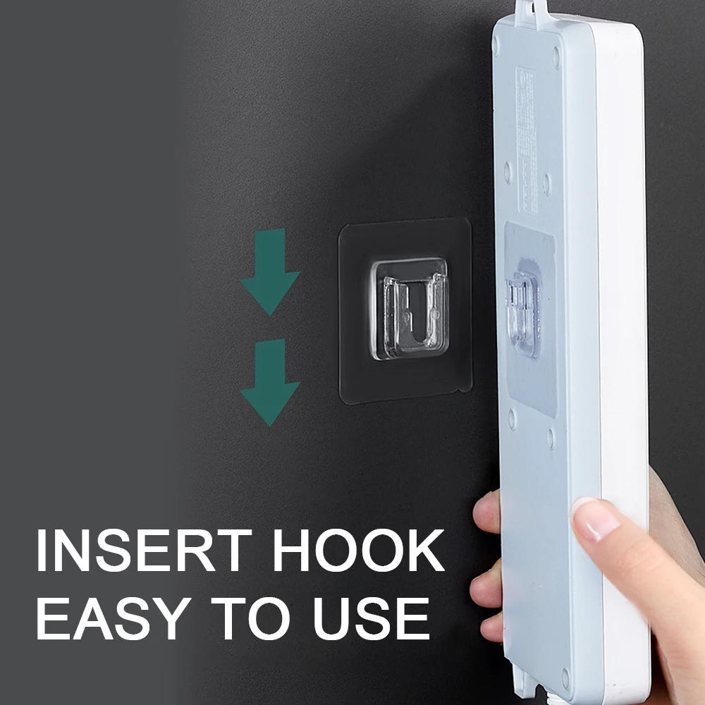 Description Picture 4 of itemDouble Sided Adhesive Wall Hooks Wall Hanger Transparent Suction Cup Sucker Hook Double-Sided Multi-Purpose Hook Key Hanger Hook