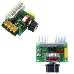 4000W 0-220V AC SCR Electric Voltage Regulator 4000W Motor Speed Controller Dimmers Dimming Speed With Temperature Insurance