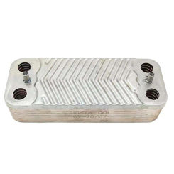 16 Plates Floor Heating 304 Plate Mini Stainless Steel Heat Exchanger For Vaillant Gas Boilers Replacement