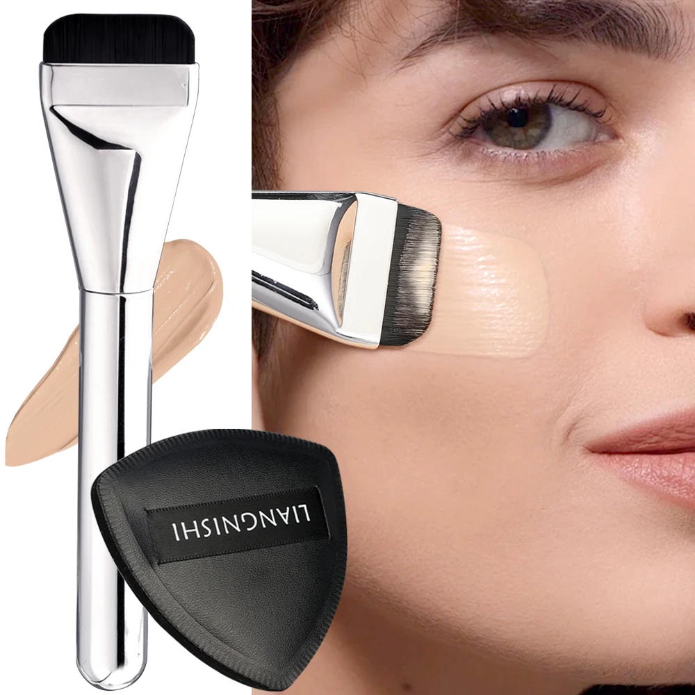 Description Picture 4 of itemPowder Puff & Powder Foundation Brush & Box Ultra-thin One-line Smear-proof Foundation Brush Soft Sponge Puff Blender Sponge