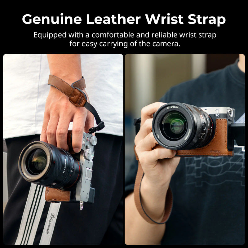 Description Picture 5 of itemSmallRig A7C II /A7CR Leather Case Kit with Genuine Leather Wrist Strap Camera Leather Case for Sony Alpha 7C II /Alpha 7CR 5015