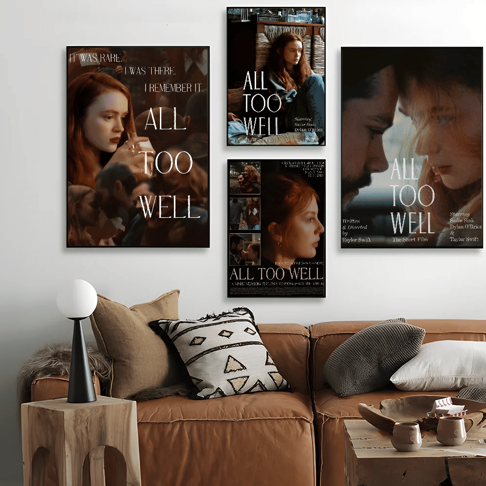 Description Picture 2 of itemShort Film All Too Well Lyrics Memorial DIY Sticky Poster Waterproof Paper Sticker Coffee House Bar Home Decor