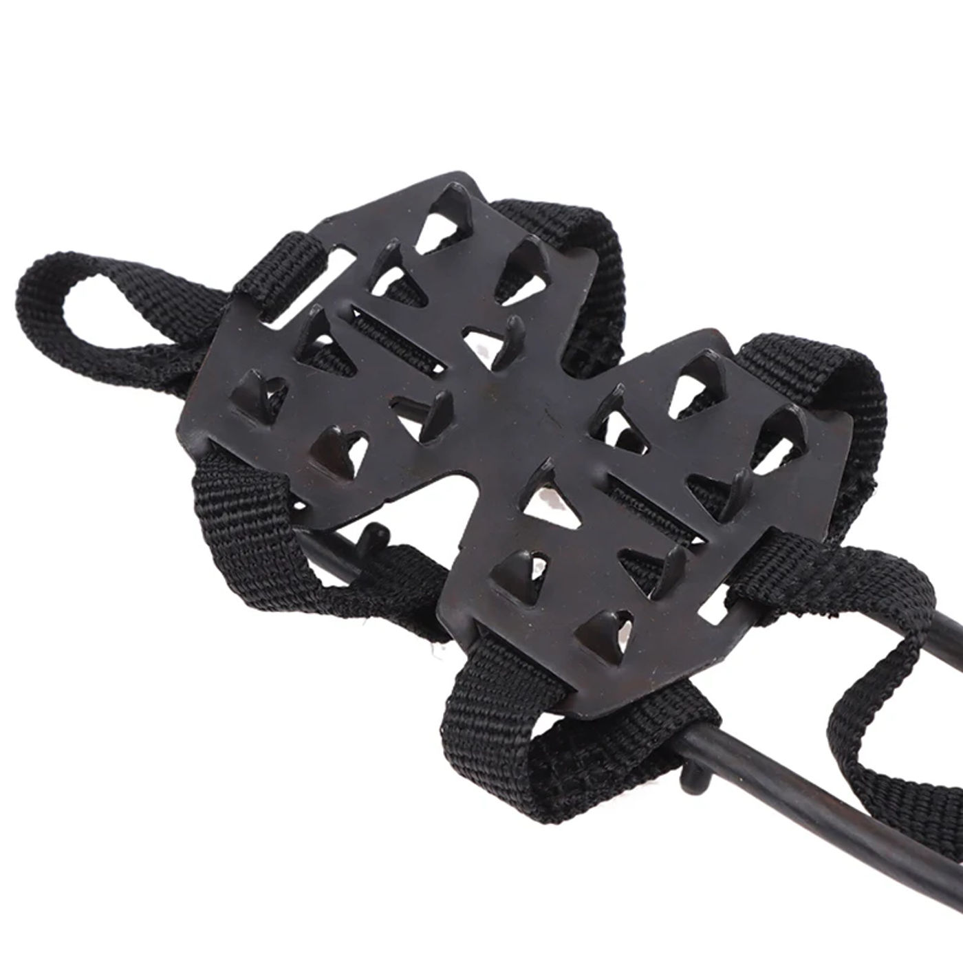 Description Picture 2 of item24 Teeth Anti-Slip Ice Claws Winter Ice Grips Gripper Unisex Snow Claw Shoe Covers Climbing Chain Crampons Outdoor Accessories