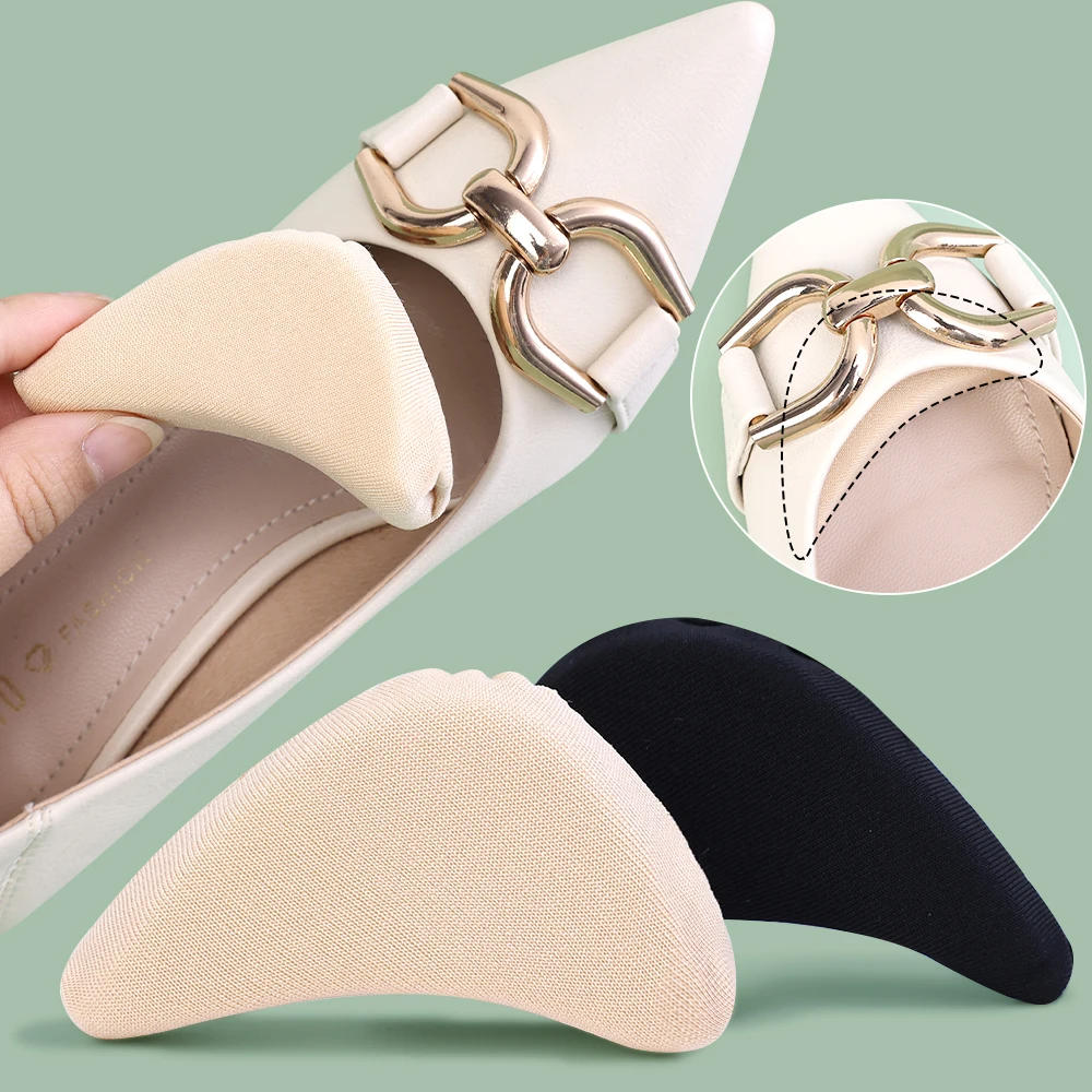 Description Picture 4 of itemHigh Heel Spong Half Forefoot Insert for Women Toe Plug Cushion Pain Relief Protector Big Shoes Toe Front Filler Adjustment