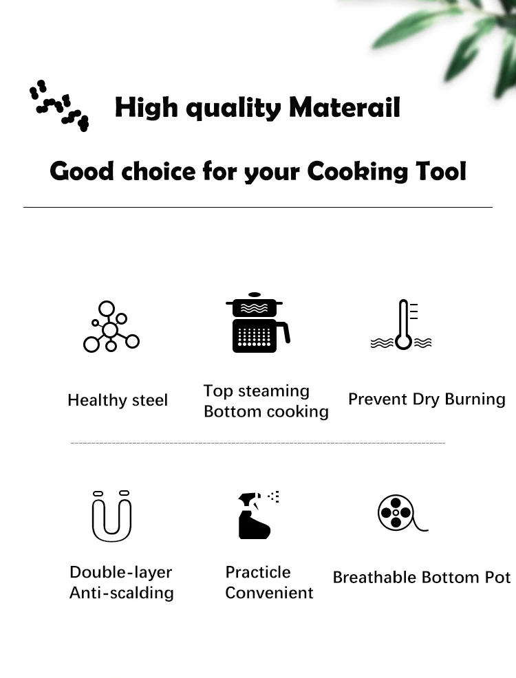 Description Picture 3 of item220V/450W Multifunction Electric Cooker Home Hot Pot The New Heating Pan Cooking Pot Machine Mini Rice Cooker Kitchen Appliances
