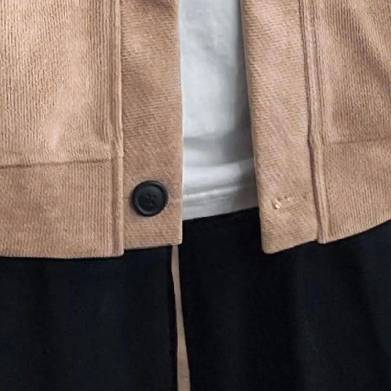 Description Picture 3 of itemSweater Cardigan Men's V-neck Knitting Cardigan with Pockets Loose Sweater Coat for Autumn Winter Plus Size for Casual