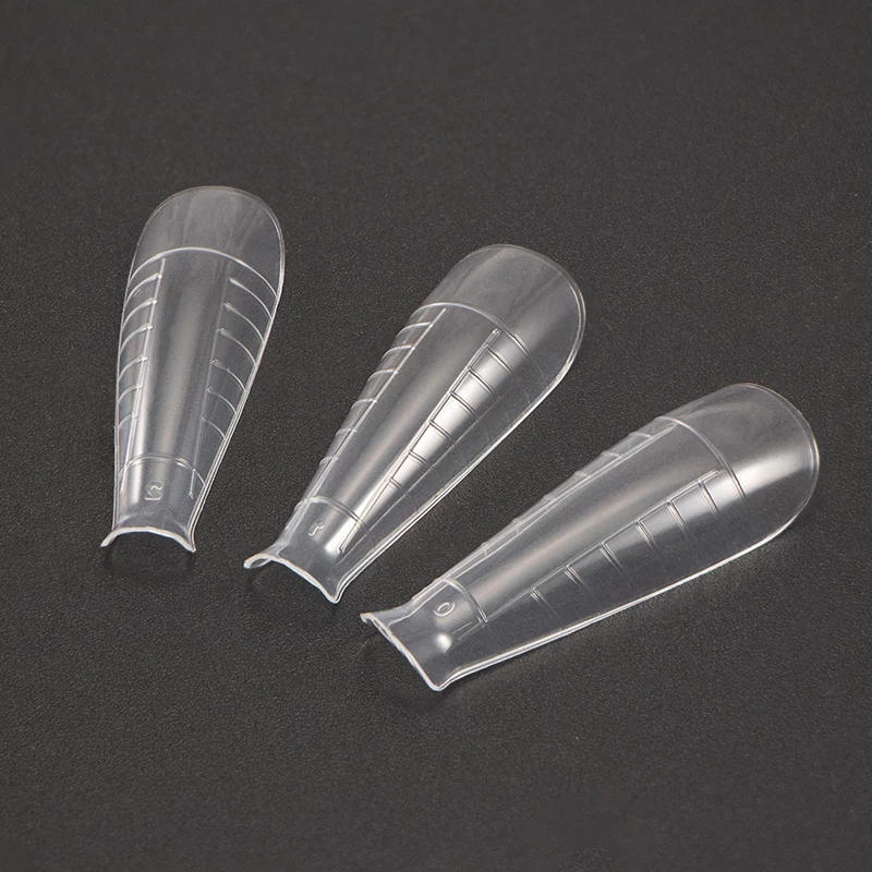 Description Picture 5 of item120PCS Nail Extension Forms Acrylic Molds Tips Dual Forms Nail System Quickly Builder Russian Almond Coffin Shape Nail Forms