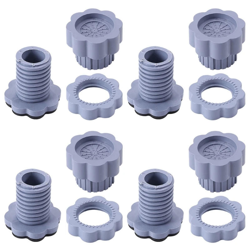 Description Picture 3 of item4Pcs Universal Adjustable Height Washing Machine Foot Pads Antivibration Refrigerator Base Fixed Pad Support Stands