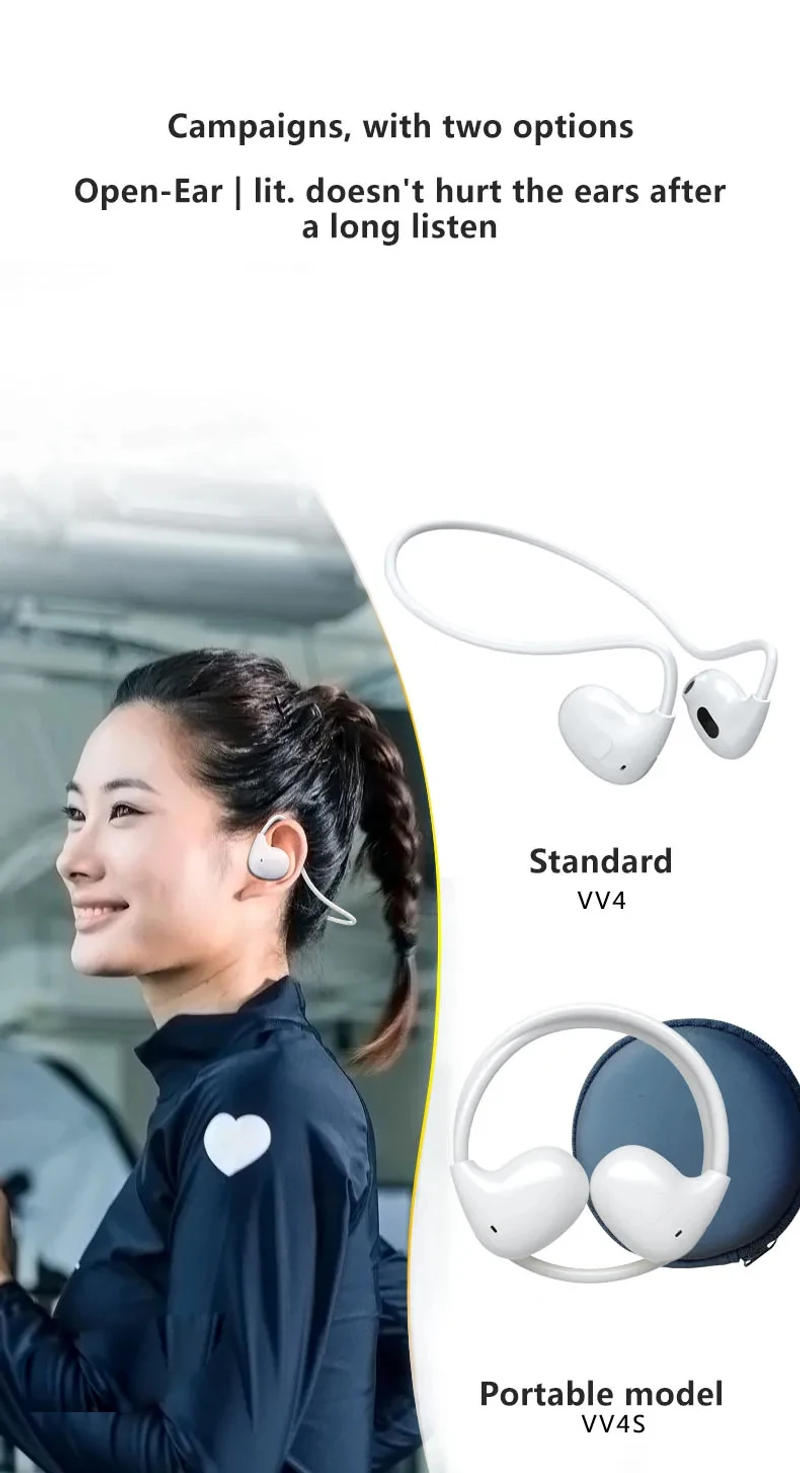Description Picture 6 of itemWireless Earphones Headphone Bluetooth 5.3 Open Ear Touch Control Business Headset Outdoor Sports Earbuds For Xiaomi Huawei