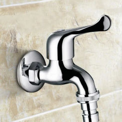 Wall Mounted Wash Machine Tap Mop Stainless Steel Faucet Outdoor Garden Faucet Rotatable faucet Led faucet light Faucet adapter