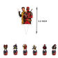 24pcs cake topper