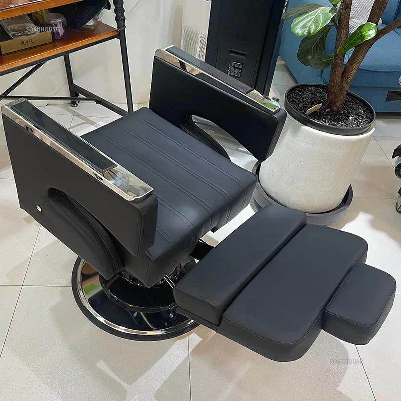 Description Picture 4 of itemHairdressing Swivel Barber Chairs Recliner Adjustable Hair Cutting Chair Comfortable Spa Home Furniture Beauty Salon Armchairs