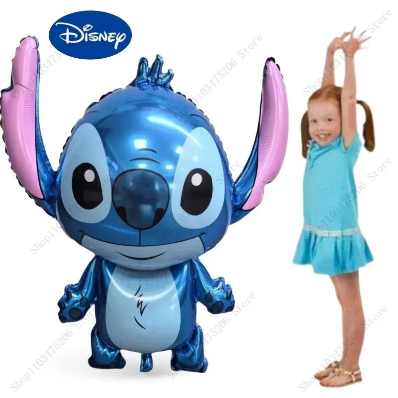 Description Picture 2 of item1/5pcs Large Disney Stitch Balloon Cartoon Party Decor Birthday Decor Supplies Kids Girl Boy Toys Party Favors Balloon Gifts