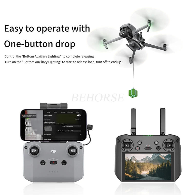 Description Picture 4 of itemAirdrop System For DJI Mavic 3/Mavic 3 Classic/Mavic 3 Pro Gift Dispenser Thrower Air-dropping Transport Drone Accessories
