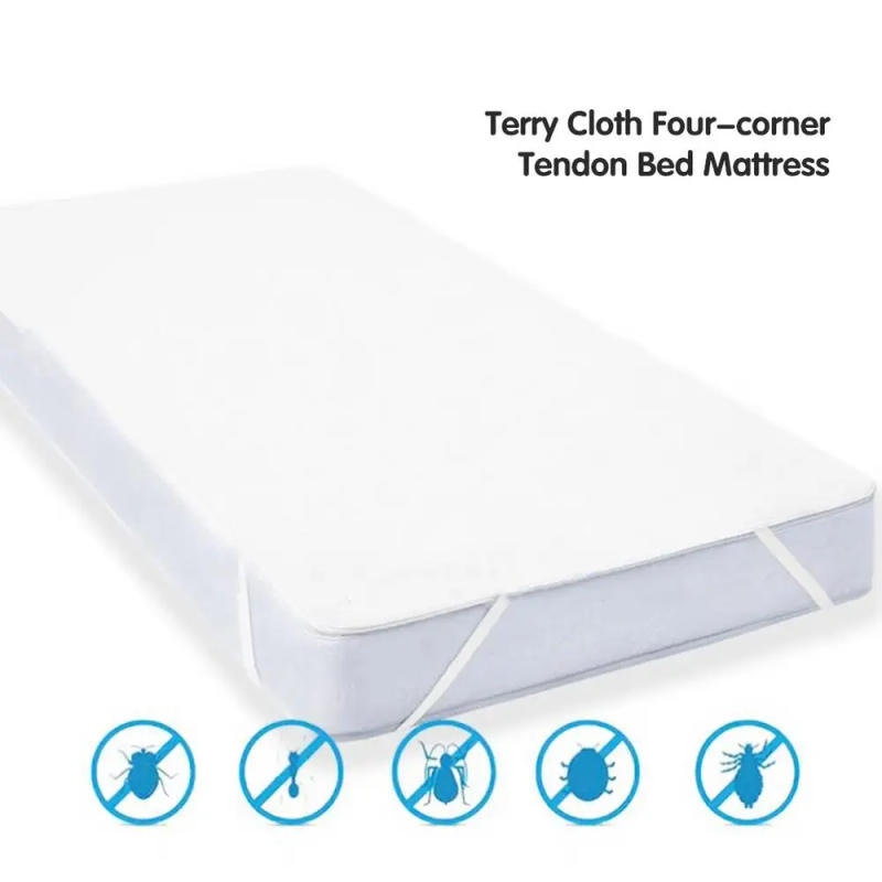 Description Picture 2 of itemALL Size Cotton Terry Waterproof Mattress Pad Cover Anti Mites Bed Sheet Waterproof Mattress Protector For Bed Mattress Topper