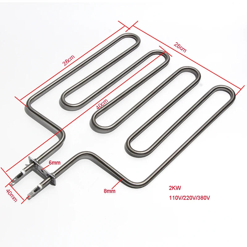 Description Picture 4 of itemLUJINXUN 3U 4U 5U Electric Heater Element 110/220/380V 304SUS for Sauna Stove Straight Heater Tube Pipe 1.5KW/2KW/2.5KW