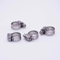 5 PCS Hose Clamp 16-25mm 3/4" 1" 304 Stainless Worm Drive  Spring Clip Water Fuel Line Homebrew