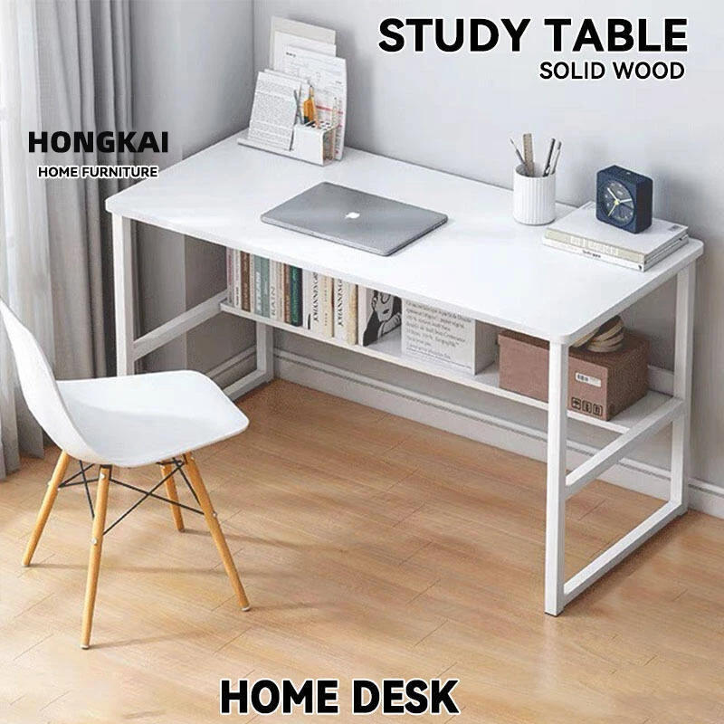 Description Picture 2 of itemModern Simple Style Bedroom Computer Desk Metal Frame Office Rectangular Home Wood Home Office Modern Computer Desk