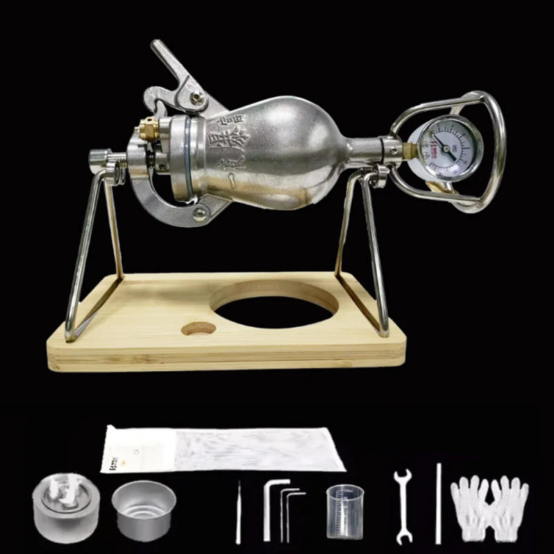 Description Picture 2 of item248ML Stainless Steel Hand Popcorn Machine Old-fashioned Small Hand-cranked Popcorn Machine Popcorn Maker