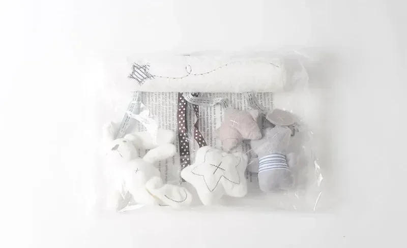 Description Picture 6 of itemFor Baby Stroller Crib  Bed Accessories Infant Toddler Rattles Toys Soft Rabbit Bear Style Pram Hanging Toys Plush Appease Doll