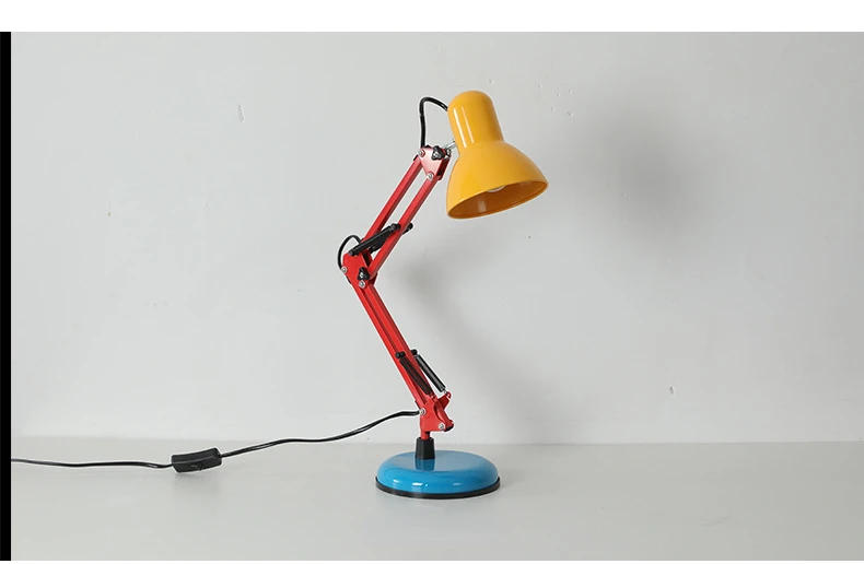 Description Picture 6 of itemMechanical Arm Decorative Art Floor Lamp Color Long Arm Telescopic Station Lamp Living Room Bedroom E27 Rotatable Lamp