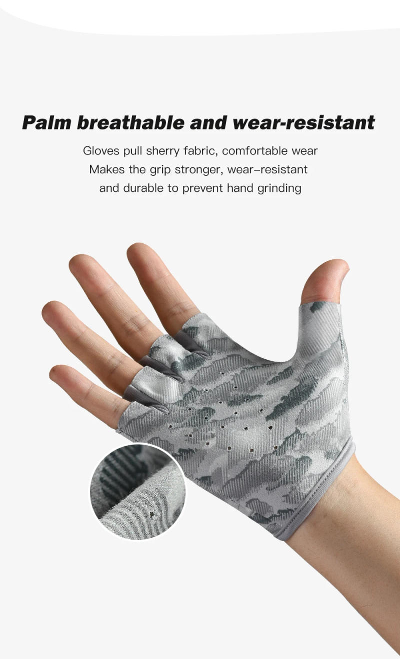 Description Picture 3 of itemKyncilor Half Finger Outdoor Professional Fishing Bicycle Fitness Leisure Sports Gloves Anti Slip Wear Resistant Fishing Gloves