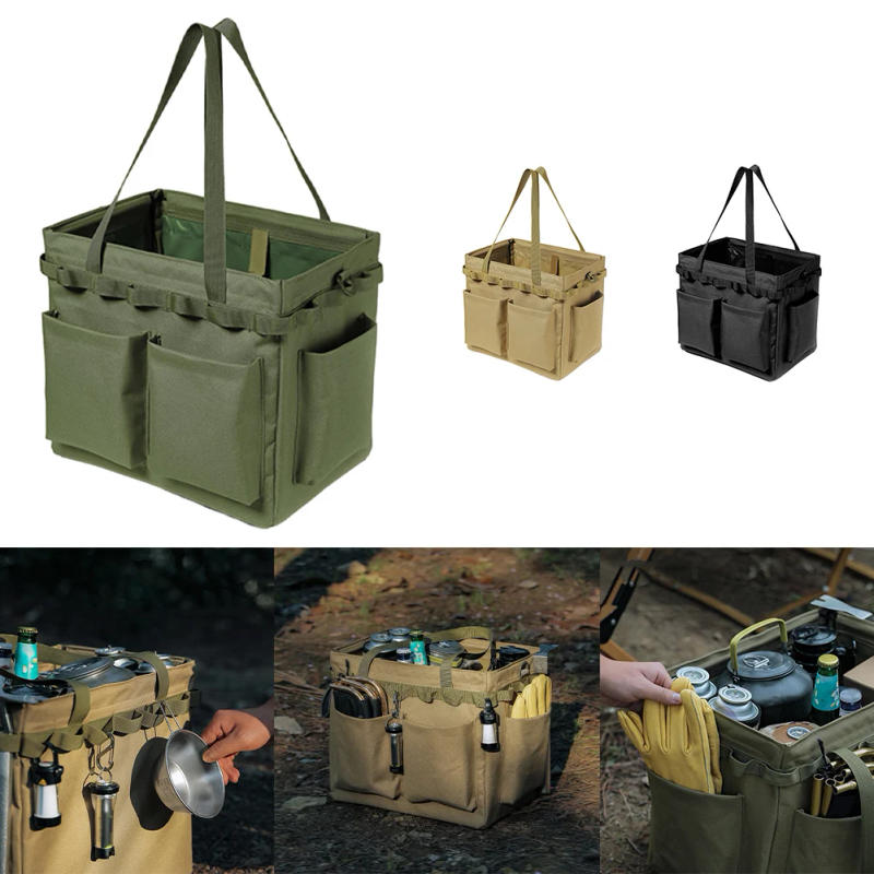 Description Picture 3 of itemPouch Storage Bag Outdoor Toolbox Picnic Organizer Portable Tool Basket 350*250*320mm 900D Oxford Cloth Camping