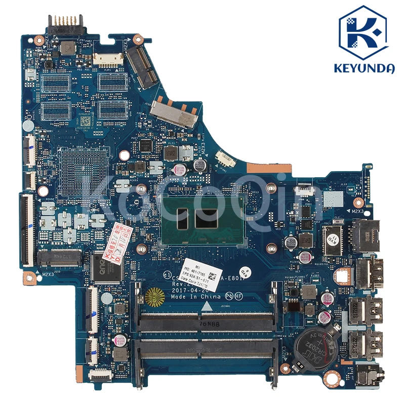Description Picture 2 of itemFor HP 15-BS Notebook Mainboard LA-E791P LA-E801P LA-E802P Placa 924757-601 924750-001 i3i5i7 6/7/8th Laptop Motherboard Tested