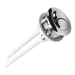 ABS Chrome Toilet Push Button Dual Flush Toilet Water Tank Button Round Valve 38mm Toilet Seat Water Tank Valve Bathroom Parts