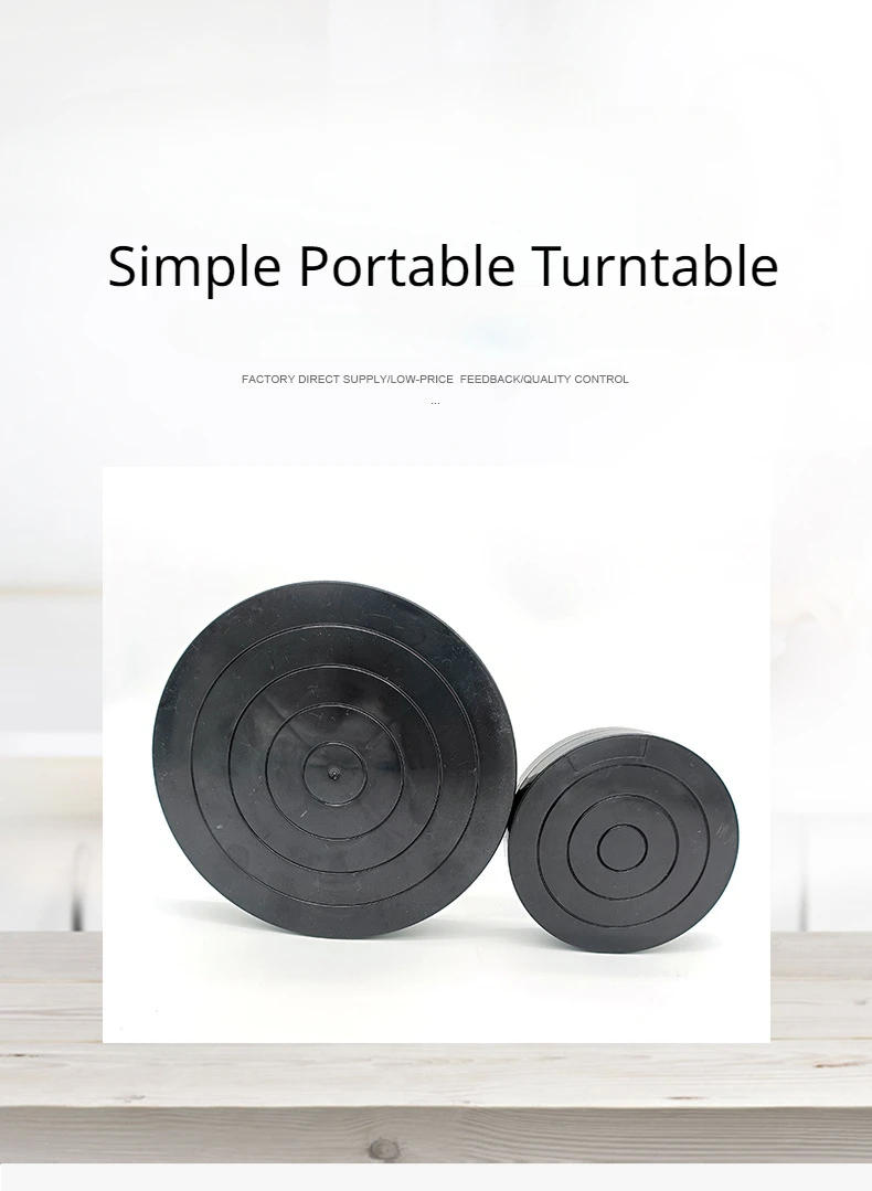 Description Picture 3 of itemPractical Pottery Wheel Rotating Turntable Double-sided 360 Rotating Turntable Clay Sculpture Tool Diameter 11.5/18cm