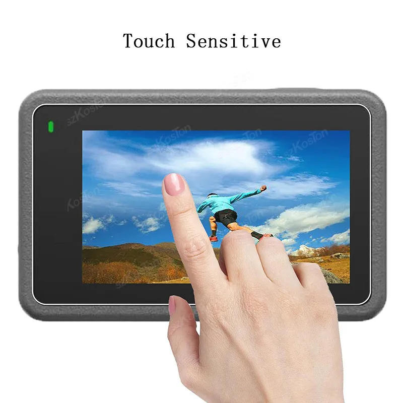 Description Picture 4 of itemFor DJI Osmo Action 5 Pro Lens Cover HD Tempered Glass Screen Protector Front Rear Film Cap For DJI Action 5 Pro Accessories