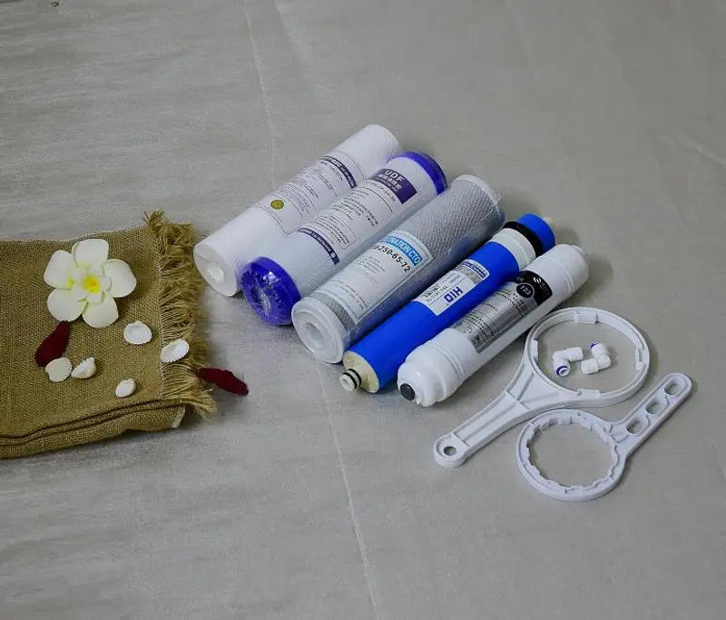 Description Picture 6 of itemGrade 5 Reverse osmosis pure water RO Purifier filter set RO+T33+UDF/GAC+5 micron PP FTO compressed carbon /75g back osmosis mem